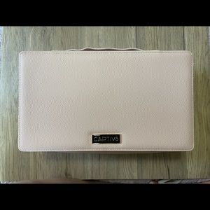 Amazing, Large, Adhesive Makeup Travel Bag - Captiv8 Blush Travel Bag